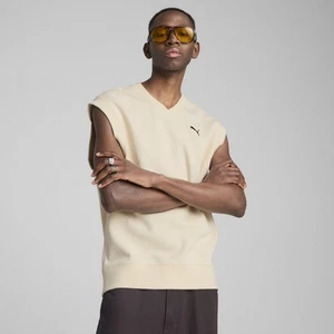 PUMA WARDROBE Essentials Relaxed Vest - Mens - Picture 1 of 15