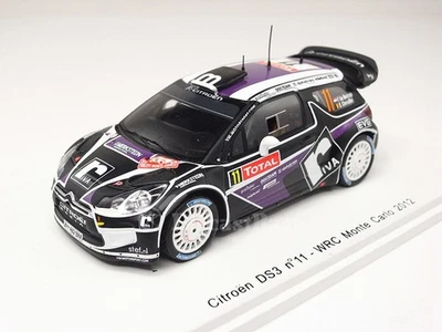 1:43 Spark Citroen Ds3 Wrc #11 Rally Montecarlo 2012 P.Van Merksteijn S3329 Modo Foto 1 de 2