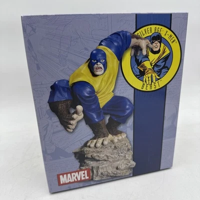 Estátua da Era de Prata X-Men Beast 2002 Marvel Comics Diamond Select boneco raro quadrinhos - Imagem 1 de 4