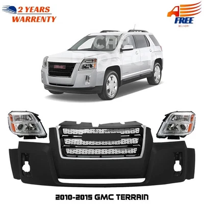 Kit de montaje de cubierta de parachoques delantero fascia y rejilla para GMC Terrain 2010-2015 Foto 1 de 4