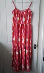 BNWT V By Very Ladies Max Summer Dress Size 16 Pink/multi Coloured - Picture 1 of 4
