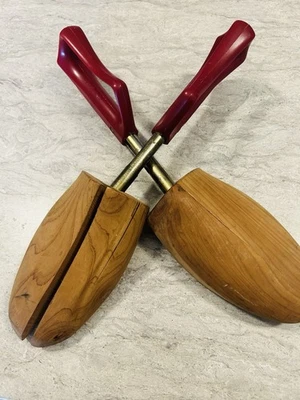 Vintage Florsheim Travel Tree Shoe Stretchers Vintage Wooden Rochester Shoe - Image 1 of 4