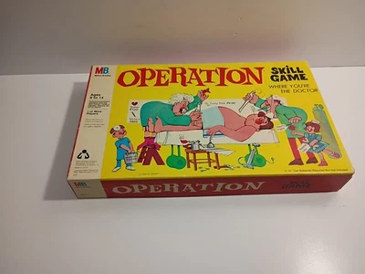Vintage Operation Board Game From 1965 w/ Rare Smoking Doctor on Cover - Image 1 of 4