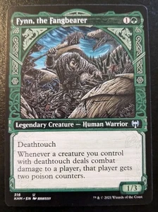 Fynn, The Fangbearer (Showcase) 316 KHM Uncommon Kaldheim Magic: The Gathering - Picture 1 of 12