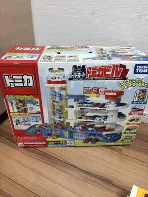 GENUINE Tomica Super Auto Tomikabiru Building Car Garage TAKARA TOMY Parking 589 - image 1 of 4