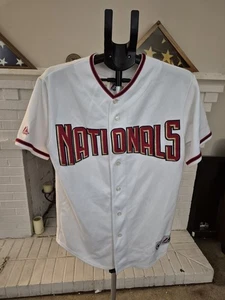 Camiseta de colección Majestic MLB Washington Nationals Brad Wilkerson 7 mediana (manchada) - Imagen 1 de 6