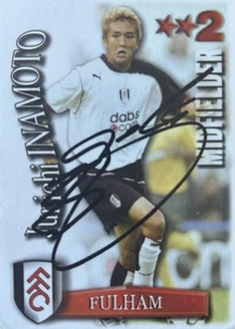 Junichi Inamoto FC Fulham handsignierte Karte Shoot Out 03/04 - Bild 1 von 1