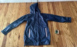 Vineyard Vines Wind Rain Blue Womens Hooded Full Zip Windbreaker Coat Jacket XS - Picture 1 of 16
