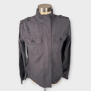 Chaqueta de granero Maurices XS gris utilitaria para mujer 100 % algodón - Imagen 1 de 8