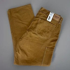 Denizen from Levi’s Men’s Pants Size 16 W33 Brown Carpenter Utility Jeans 36x29” - Picture 1 of 10