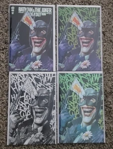 Batman & The Joker The Deadly Duo #1 SET Mico Suayan Trade,Virgin,Foil, Sketch - Picture 1 of 5