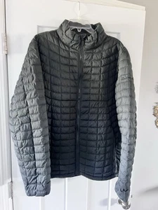 Ben Sherman Jacket Mens M Black Puffer Coat Quilted Nano Puff Full Zip Polyester - Picture 1 of 8