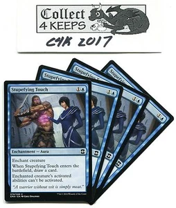 Magic MTG Eternal Masters 2015: 4x x4 Stupefying Touch Blue Playset Unplayed 074 - Picture 1 of 1