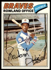 1977 Topps Rowland Office NR-MINT OR BETTER Atlanta Braves #524