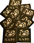 RARE Lot of 10 Brass knuckle Good Charlotte MADE CLOTHING Vintage sticker3 X 3 "