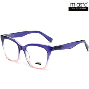 MIASTO "PARIS SUMMER" SQUARISH CAT EYE READING GLASSES+2.25 ~COLOR PURPLE PINK - Picture 1 of 2