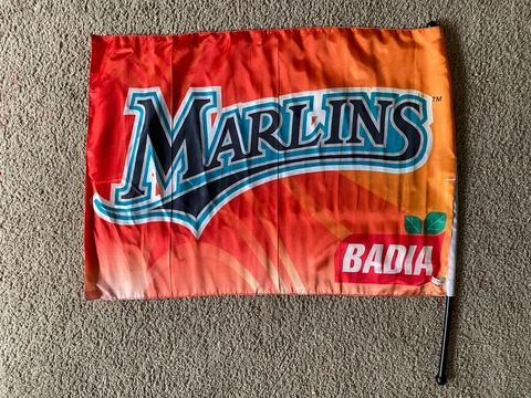Florida Marlins Large Orange Flag Vintage 2010 MLB Badia Cover