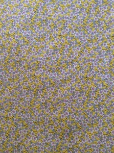Liberty pure cotton Fabric Ffion 30cm x 115cm Small Yellow Floral - Picture 1 of 4