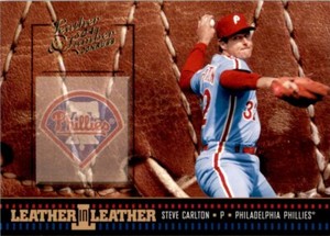 2004 Donruss Leather & Lumber in Steve Carlton /2499 Phillies #LEL-28