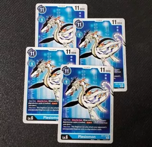 4x Digimon TCG - Plesiomon EX1-020 U - Collezione Classica - Blu - Playset NM/M - Foto 1 di 1