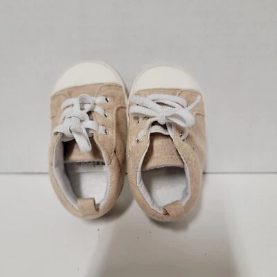 Child Of Mine Made By Carter's Baby Boy Shoes Size 0-3m Beige - Image 1 of 3