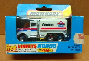 Matchbox MB5 Peterbilt Amoco Tanker 1981 in Box BESCHREIBUNG LESEN - SCHADEN - Bild 1 von 3