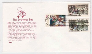 TurtlesTradingPost- Christmas- All 3 Stamps 1976 #1701-3 ODDITY Cachet FDC - Picture 1 of 1