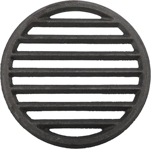 Cast Iron Bottom Fire Grate - 9 Inch Round BBQ Grill Grate Replacement High H... - Picture 1 of 7