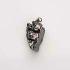 Genuine Sikhote Alin Meteorite Nugget pendant with Sterling Silver C