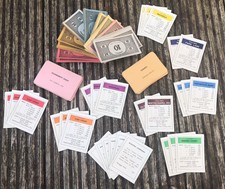 VINTAGE Monopoly Money, Chance, Community Chest and Property Cards, Waddingtons