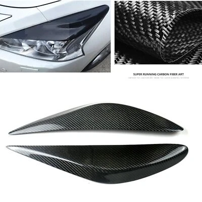 Cubierta de párpado de faros de fibra de carbono para Nissan Altima Teana 2013-2015 Foto 1 de 4