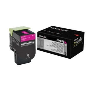 Lexmark 800H3 Magenta High Yield Tonerkassette 80C0H30 Original OEM - Bild 1 von 1