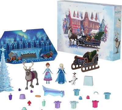 Disney Frozen Advent Calendar Arendelle's Christmas Mini Doll HWX20 JAPAN NEW - Image 1 of 4