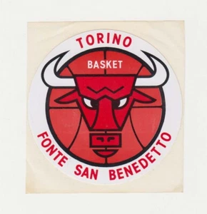 Adesivo TORINO BASKET FONTE SAN BENEDETTO 1987 1988 Auxilium Pallacanestro - Picture 1 of 1