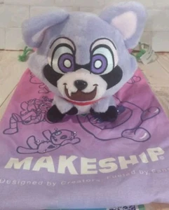 Peluche Makeship Rambley le raton laveur d'Indigo Park RARE Obtenez-le maintenant, allez vite - Photo 1/6