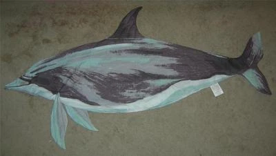 Almohada de delfín haz tu propia almohada de pez grande Refuerzo Shell 20 X 54 pulgadas enorme Foto 1 de 2