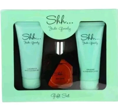 Shh..Jade Goody 50ml EDP + Body Lotion/Shower Gel 100ml Gift Set Brand New Boxed
