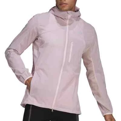 adidas Mens Adizero Marathon Mens Running Jacket - Pink / Small - Image 1 of 4