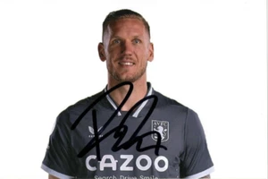 ASTON VILLA & SWEDEN: ROBIN OLSEN SIGNED 6x4 PORTRAIT PHOTO+COA - Picture 1 of 1