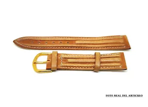 REPLACEMENT VINTAGE WATCH BAND PIEL LEGITIMA MARRON 18mm. - Imagen 1 de 6