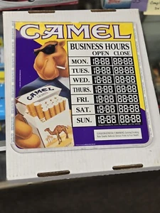 CIGARRILLOS LUCES CAMEL Joe vintage publicidad horario comercial tienda SIGNO - Imagen 1 de 2