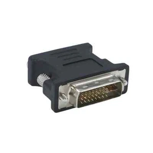 DVI-Adapter DVI Stecker 24+5 zu VGA-Kupplung D-Sub 15-polig für Computer-Monitor - Bild 1 von 2