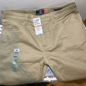 NWT 33x30 Dockers Jean Cut Pants Straight Fit Khaki Comfort Waistband - Picture 1 of 3