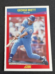 SCORE 1990 MLB Baseball Super Star GEORGE BRETT  #76 NM+! ⚾️