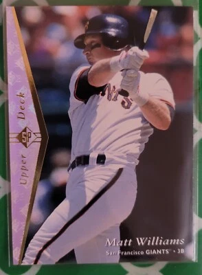 1995 Upper Deck SP #113 Matt Williams *silver* card (San Francisco Giants) - Image 1 of 2