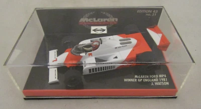 VOITURE 1/43 F1 McLAREN FORD MP4 WATSON 1981 - MINICHAMPS N°31 - Photo 1/3