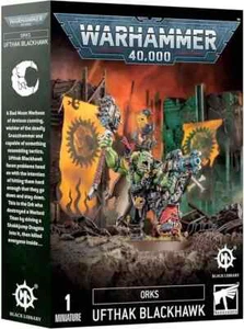 Ufthak Blackhawk Orks Warboss w/ Attack Squig Warhammer 40k Black Library - NIB - Picture 1 of 1