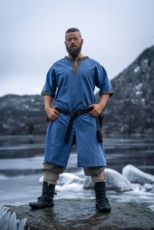 Tunika Leif  Wikinger Vikings LARP Lagerleben Mittelalter robuster Baumwollstoff - Bild 1 von 1