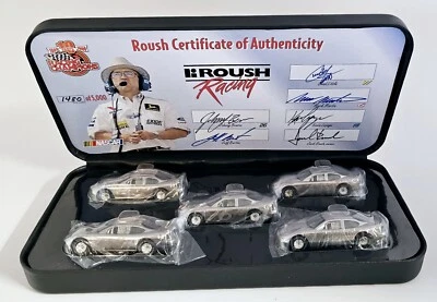 AUTOGRAPHED BY MARTIN BURTON BENSON LITTLE LEPAGE ROUSH 1999 ROUSH RACING SET - Image 1 of 4