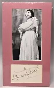 Seltene MARIANNE ANDERSON gerahmte Signatur mit Vintage Foto, ca. 1930er Jahre - Bild 1 von 5